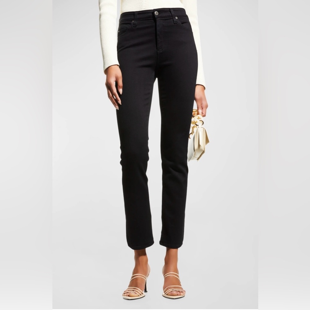 AG Mari High-Rise Slim Straight Jeans